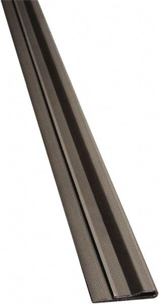 GridMAX - 4' Long x 1" Wide x 0.165" Thick, Vinyl Ceiling Grid Wall Molding Cover - ASTM E-84 Specification, Black - Industrial Tool & Supply