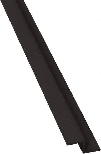Genesis - 3-1/2" Long x 24-1/4" Wide x 3.24" Thick, Vinyl Trim Kit - ASTM E-84 Specification, Black - Industrial Tool & Supply