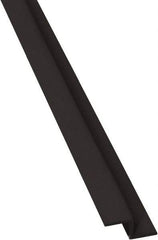 Genesis - 3-1/2" Long x 24-1/4" Wide x 3.24" Thick, Vinyl Trim Kit - ASTM E-84 Specification, Black - Industrial Tool & Supply