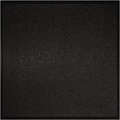 Genesis - 23-3/4" Long x 23-3/4" Wide x 0.11" Thick, Vinyl Ceiling Tile - ASTM E-84 Specification, Black - Industrial Tool & Supply