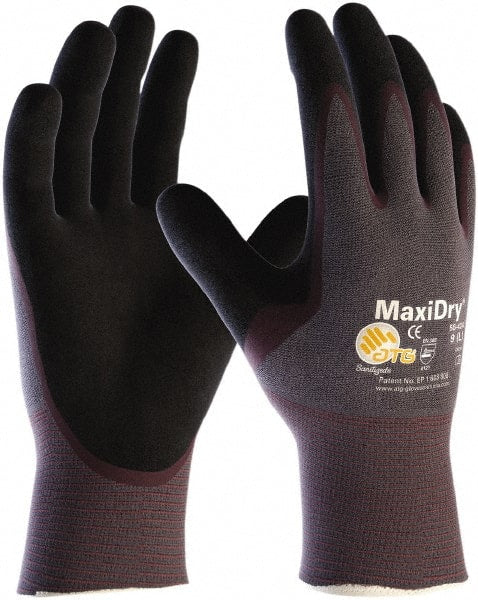 ATG - Size XS Nitrile Coated Polyethylene Blend Work Gloves - Industrial Tool & Supply
