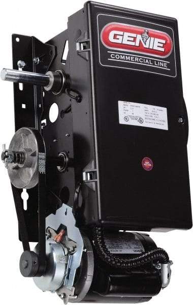 Genie - 1/2 hp 3 Phase Standard Duty Garage Door Jackshaft Operator Head with Brake - For Use with Maximum 24' High Sectional Door - Industrial Tool & Supply
