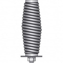 Checkers - Flag Pole Accessories Type: Hexagon Base Material: Steel w/Bright Zinc Finish - Industrial Tool & Supply