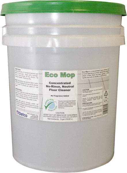 Detco - 5 Gal Pail Cleaner - Use on Resilient Flooring - Industrial Tool & Supply
