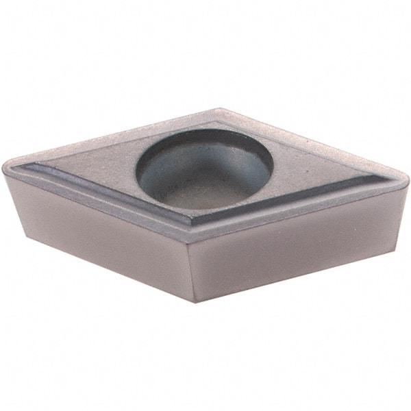 Hertel - DPGT32.52 FV Grade PH7910 Carbide Boring Insert - AlTiN Finish, 55° Diamond, 11° Relief Angle, 3/8" Inscr Circle, 0.156" Thick, 0.032" Corner Radius - Industrial Tool & Supply