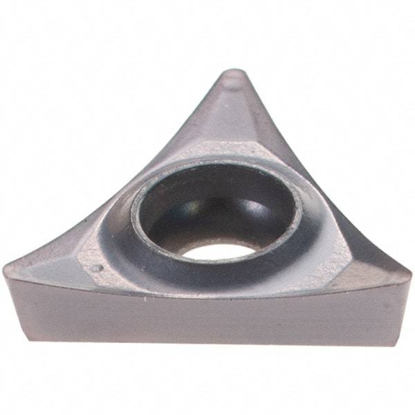 Hertel - TPGT21.51 FY Grade PH7910 Carbide Boring Insert - AlTiN Finish, 60° Triangle, 11° Relief Angle, 1/4" Inscr Circle, 0.094" Thick, 0.015" Corner Radius - Industrial Tool & Supply