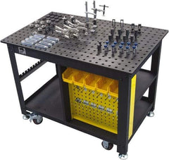 Rhino Cart - 1,500 Lb Capacity Mobile Welder's Table - 48" Wide x 30" Deep x 36" High, Steel - Industrial Tool & Supply