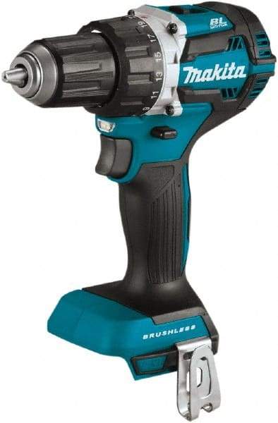 Makita - 18 Volt 1/2" Chuck Pistol Grip Handle Cordless Drill - 0-2000 RPM, Reversible, Lithium-Ion Batteries Not Included - Industrial Tool & Supply