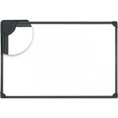 Universal One - 36" High x 48" Wide Magnetic Dry Erase Board - Lacquered Steel, Includes Accessory Tray/Rail & Mounting Kit - Industrial Tool & Supply