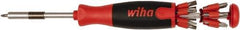 Wiha - Bit Screwdriver Set - Phillips, Slotted, Torx, Square, Pozidriv - Industrial Tool & Supply