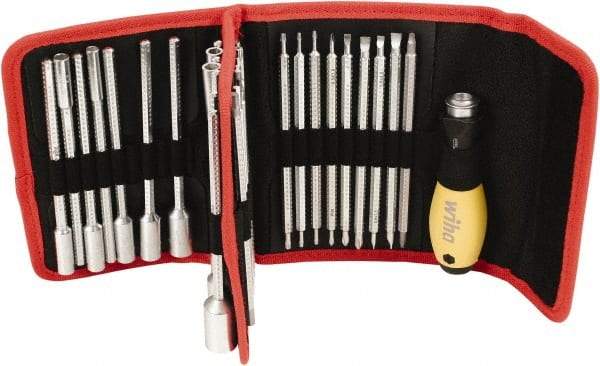 Wiha - Interchangeable Handle Bit Screwdriver - Phillips, Slotted, Torx, Hex, Square, Posidriv, Nutdriver - Industrial Tool & Supply
