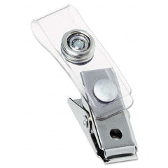 Swingline - Retractable Straps Color: Silver Attachment Type: Clip-On - Industrial Tool & Supply