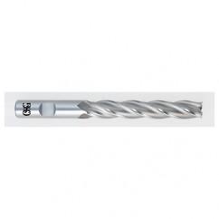 7/8 Dia. x 7-1/4 Overall Length 4-Flute Square End HSS-CO SE End Mill-Round Shank-Non-Center Cutting-Uncoated - Industrial Tool & Supply