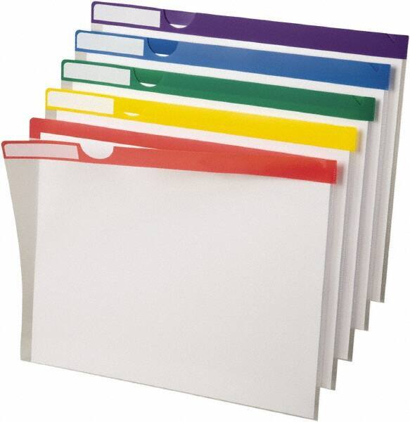Pendaflex - 8-1/2 x 11", Letter Size, Assorted Colors, Index Folder - Industrial Tool & Supply