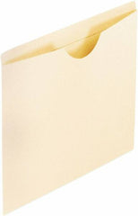 Pendaflex - 8-1/2 x 11", Letter Size, Manila, File Jacket - 11 Point Stock, Straight Tab Cut Location - Industrial Tool & Supply