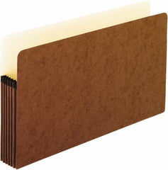 Pendaflex - 8-1/2 x 14", Legal, Redrope, Expansion Folders - Straight Tab Cut Location - Industrial Tool & Supply