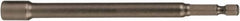 Wiha - 3/8" Magnetic Nutsetter - 1/4" Hex Drive, 12" OAL - Industrial Tool & Supply