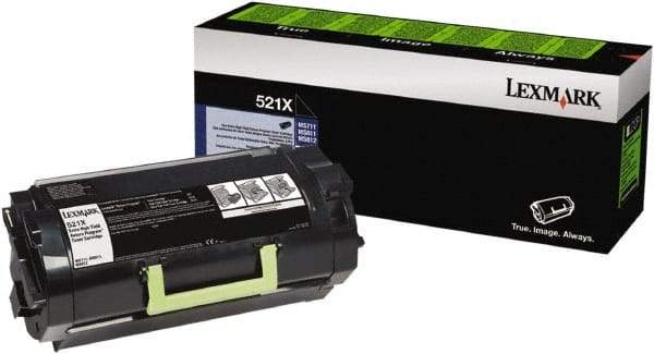 Lexmark - Black Toner Cartridge - Use with Lexmark MS711, MS811, MS812 - Industrial Tool & Supply