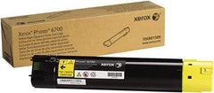 Xerox - Yellow Toner Cartridge - Use with Xerox Phaser 6700 - Industrial Tool & Supply