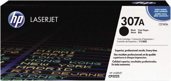 Hewlett-Packard - Black Toner Cartridge - Use with HP Color LaserJet Professional CP5225 - Industrial Tool & Supply