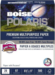 Boise - 8-1/2" x 11" White Copy Paper - Use with Laser Printers, Copiers, Inkjet Printers - Industrial Tool & Supply