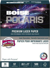 Boise - 8-1/2" x 11" White Copy Paper - Use with Copiers, Laser Printers - Industrial Tool & Supply