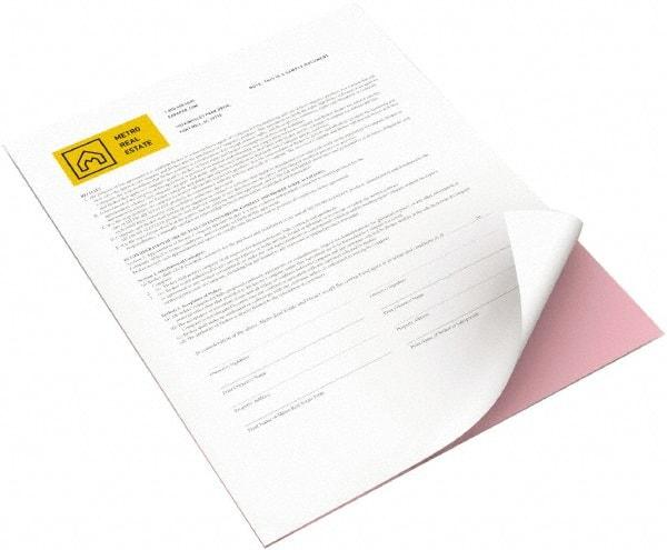 Xerox - 8-1/2" x 11" Pink & White Digital Carbonless Paper - Use with Laser Copiers, Laser Printers - Industrial Tool & Supply