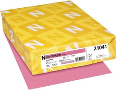 Neenah Paper - 8-1/2" x 11" Pulsar Pink Colored Copy Paper - Use with Laser Printers, Copiers, Inkjet Printers - Industrial Tool & Supply