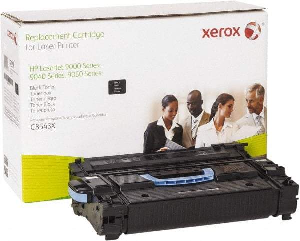 Xerox - Black Toner Cartridge - Use with HP LaserJet 9000, 9050, 9040mfp, 9050mfp, M9040, M9050 - Industrial Tool & Supply