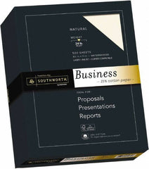 Southworth - 8-1/2" x 11" Natural Copy Paper - Use with Laser Printers, Copiers, Inkjet Printers - Industrial Tool & Supply