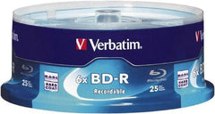 Verbatim - White Blu-Ray Disc - Use with BD-R - Industrial Tool & Supply