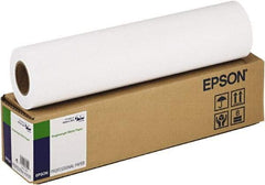 Epson - White Paper-Photo Print Roll - Use with Inkjet Printers - Industrial Tool & Supply