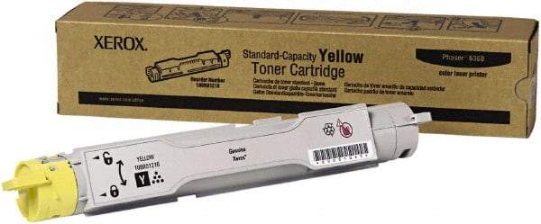 Xerox - Yellow Toner Cartridge - Use with Xerox Phaser 6360 - Industrial Tool & Supply