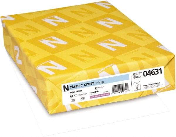 Neenah Paper - 8-1/2" x 11" Solar White Copy Paper - Use with Laser Printers, Copiers, Inkjet Printers - Industrial Tool & Supply