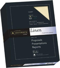 Southworth - 8-1/2" x 11" Ivory Copy Paper - Use with Laser Printers, Copiers, Inkjet Printers - Industrial Tool & Supply