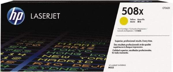 Hewlett-Packard - Yellow Toner Cartridge - Use with HP Color LaserJet M553 - Industrial Tool & Supply