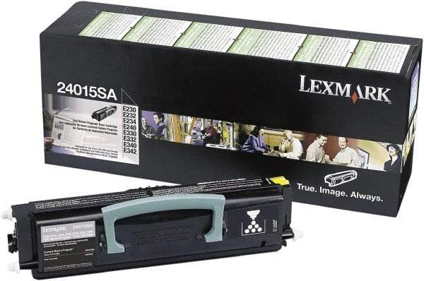 Lexmark - Black Toner Drum - Use with Lexmark E23x, E240, E33x, E34x - Industrial Tool & Supply