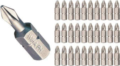 Wiha - #3, Insert Phillips Screwdriver Bit - 1/4" Drive, - Industrial Tool & Supply