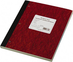 National Brand - 200 Sheet, 9-1/4 x 11", Quadrille Lab Notebook - Brown - Industrial Tool & Supply