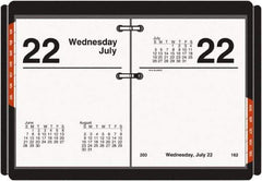 AT-A-GLANCE - 183 Sheet, 3 x 3-3/4", Desk Calendar Refill - White - Industrial Tool & Supply