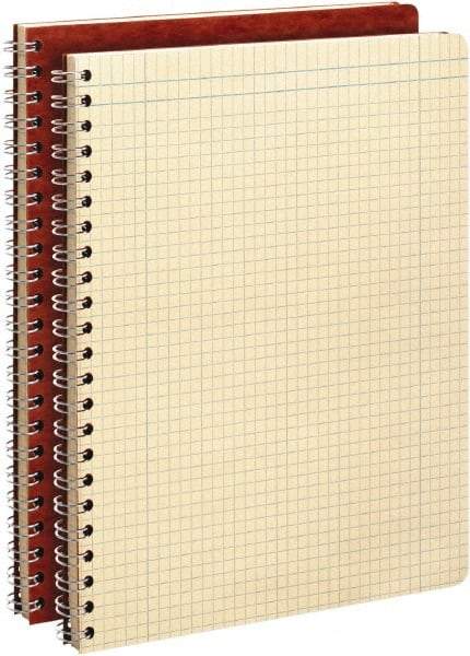 AMPAD - 76 Sheet, 11-3/4 x 9-1/4", Quadrille Computation Book - Brown - Industrial Tool & Supply