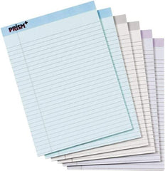 TOPS - 50 Sheet, 8-1/2 x 11-3/4", Legal Pad - Assorted Pastels - Industrial Tool & Supply