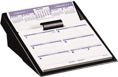 AT-A-GLANCE - 52 Sheet, 5-5/8 x 7", Desk Calendar Refill - White - Industrial Tool & Supply