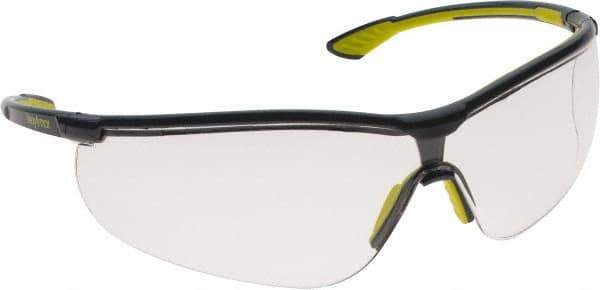 HexArmor - Clear Lenses, Frameless Safety Glasses - Anti-Fog, Size Universal, Wrap Around - Industrial Tool & Supply