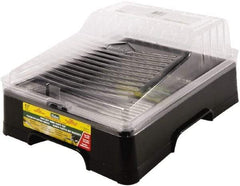 Richard - 9-1/2" Roller Compatible Paint Tray - 1 Gal Capacity, 9-1/2" Wide, Plastic - Industrial Tool & Supply