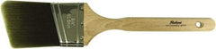 Richard - 2-1/2" Angled Polyester Angular Brush - 3" Bristle Length, 7-1/4" Wood Sash Handle - Industrial Tool & Supply