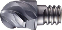 OSG - PXBE Grade XP3320 Carbide Ball Nose Milling Tip Insert - SiC Finish, 3 Flutes, 20mm Cutting Diam, 14mm Depth of Cut, 45° Helix - Industrial Tool & Supply