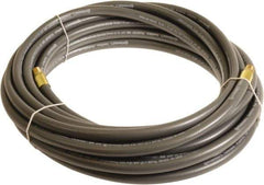 Continental ContiTech - 1/4" ID x 0.45" OD 75' Long Multipurpose Air Hose - MNPT x MNPT Ends, 300 Working psi, -10 to 158°F, 1/4" Fitting, Gray - Industrial Tool & Supply