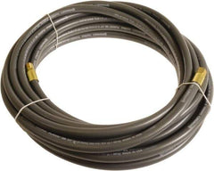 Continental ContiTech - 3/8" ID x 0.6" OD 75' Long Multipurpose Air Hose - MNPT x FNPT Ends, 300 Working psi, -10 to 158°F, 1/4" Fitting, Gray - Industrial Tool & Supply