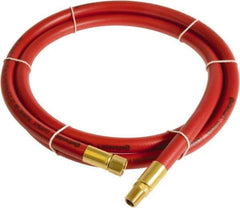 Continental ContiTech - 1/2" ID x 0.78" OD 5' Long Multipurpose Air Hose - MNPT x FNPT Ends, 300 Working psi, -10 to 158°F, 1/2" Fitting, Red - Industrial Tool & Supply